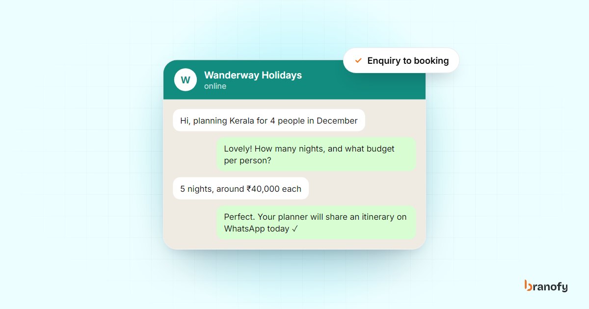 How travel agents can use AI to turn enquiries into bookings